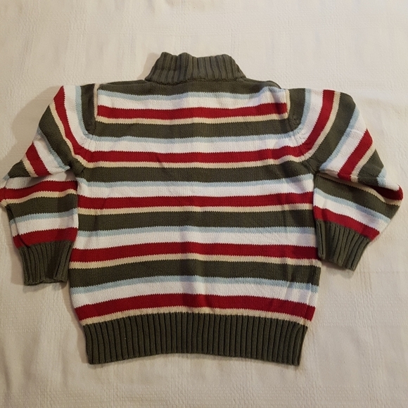 Gymboree boys size 3-4 striped sweater - Picture 2 of 4
